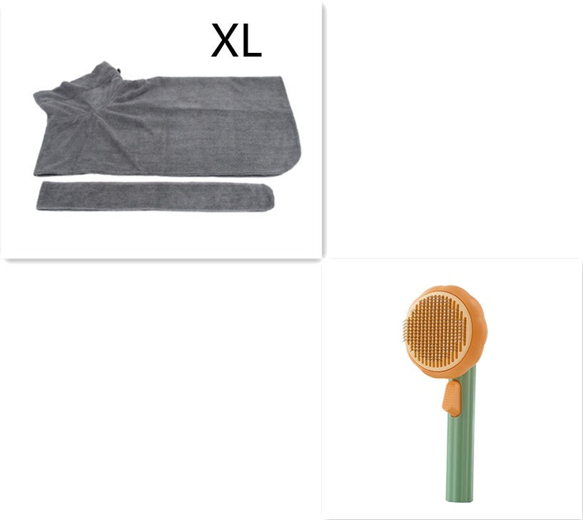 New Pet Cat Brush Hot Selling Hand-held Steel Wire Self-cleaning  Comb Looper For Hair Removal