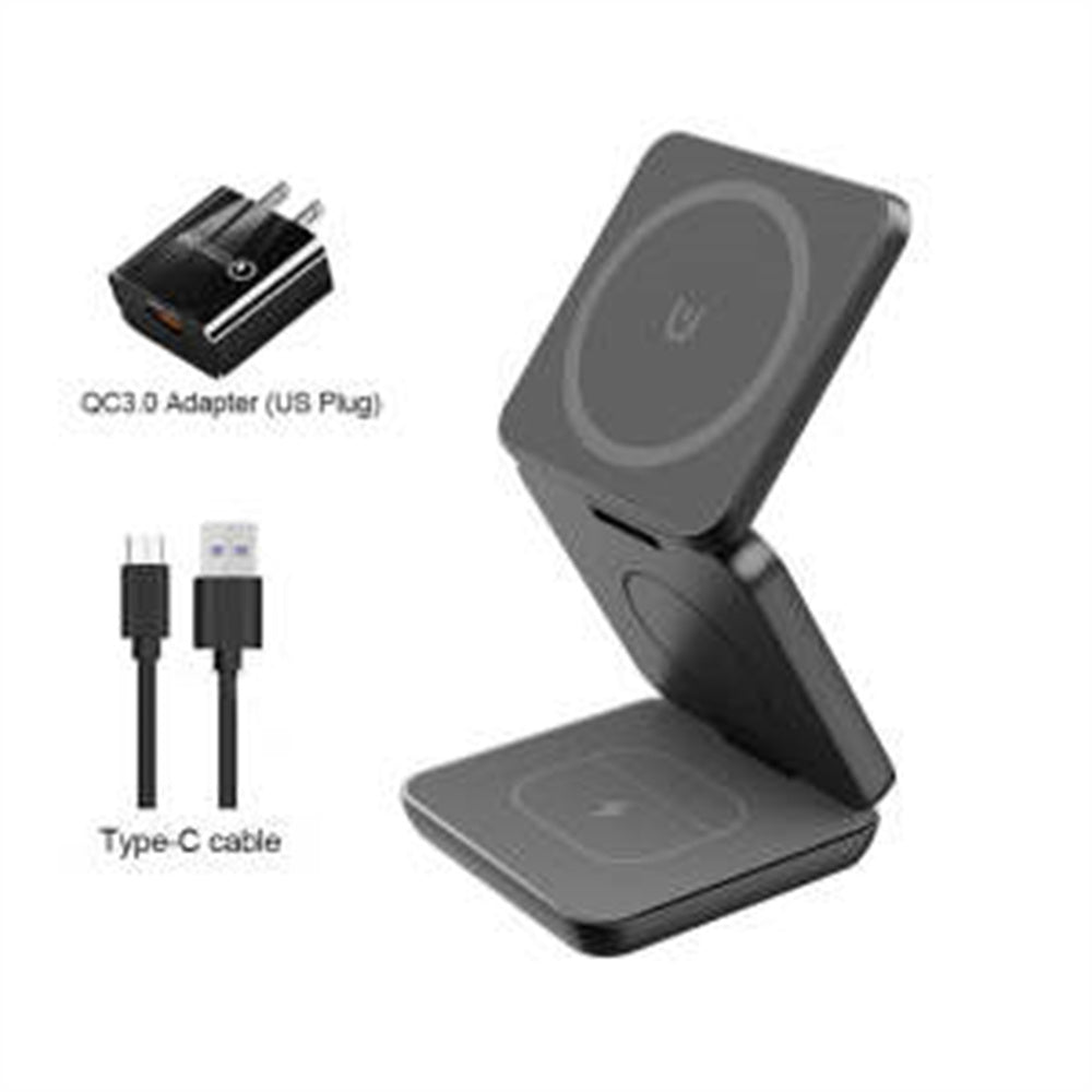 Folding Three-in-one Wireless Charger Magnetic Suction.