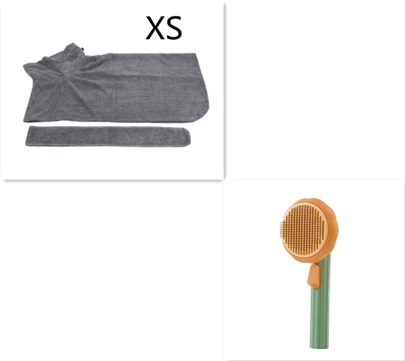 New Pet Cat Brush Hot Selling Hand-held Steel Wire Self-cleaning  Comb Looper For Hair Removal