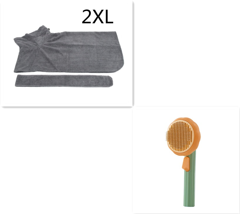 New Pet Cat Brush Hot Selling Hand-held Steel Wire Self-cleaning  Comb Looper For Hair Removal