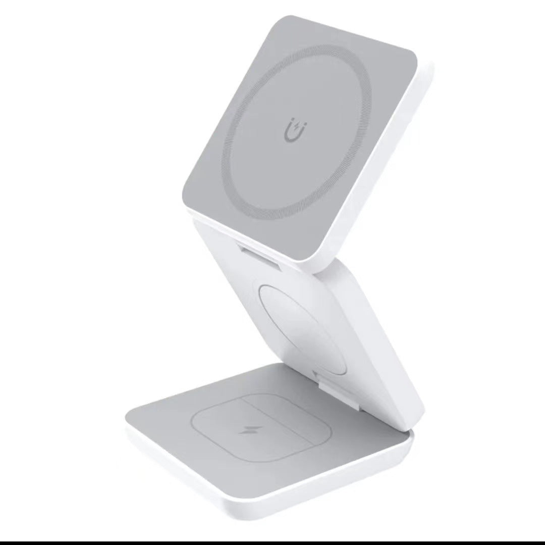 Folding Three-in-one Wireless Charger Magnetic Suction.